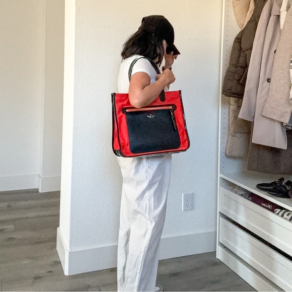 Kate Spade Tote Bag in Orange/Black